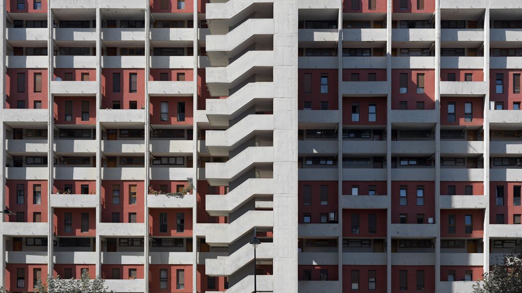 房子建筑几何之美，高清4K立面壁纸，3840x2160分辨率下载
