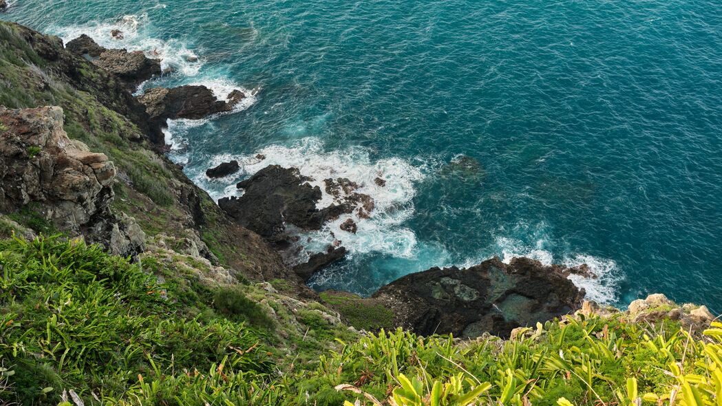 海韵泡沫与草石之舞，4K超高清3840x2160风景壁纸下载
