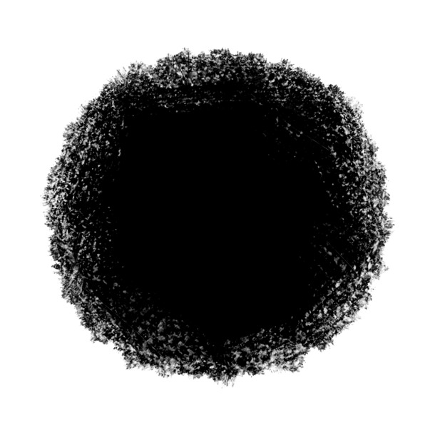 黑色墨团高清PNG，透明装饰元素，笔触设计素材，免费下载