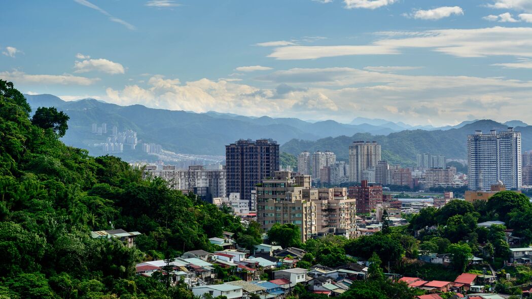 绝美4K风景壁纸，城市建筑、山脉树木，高清3840x2160下载