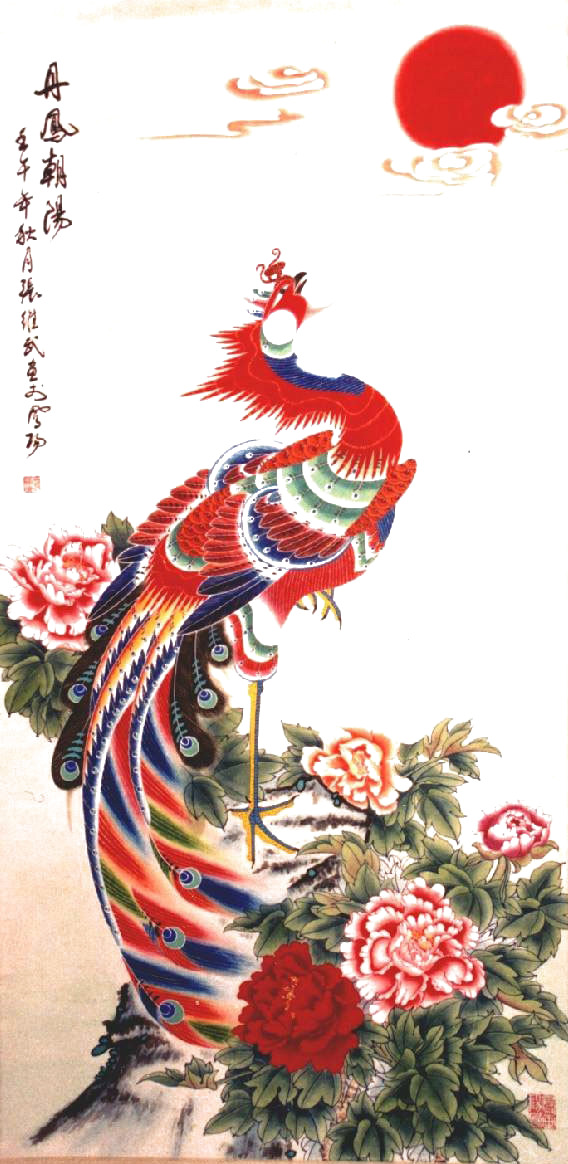 中国风凤凰PNG透明图片，高清装饰元素与设计素材下载