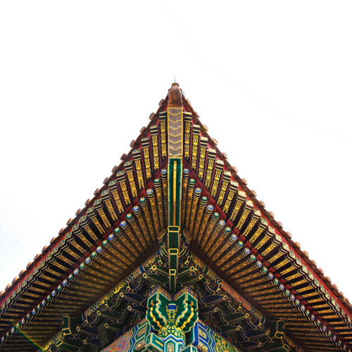 故宫古建屋顶高清PNG透明图，中国风装饰元素，设计素材免费下载