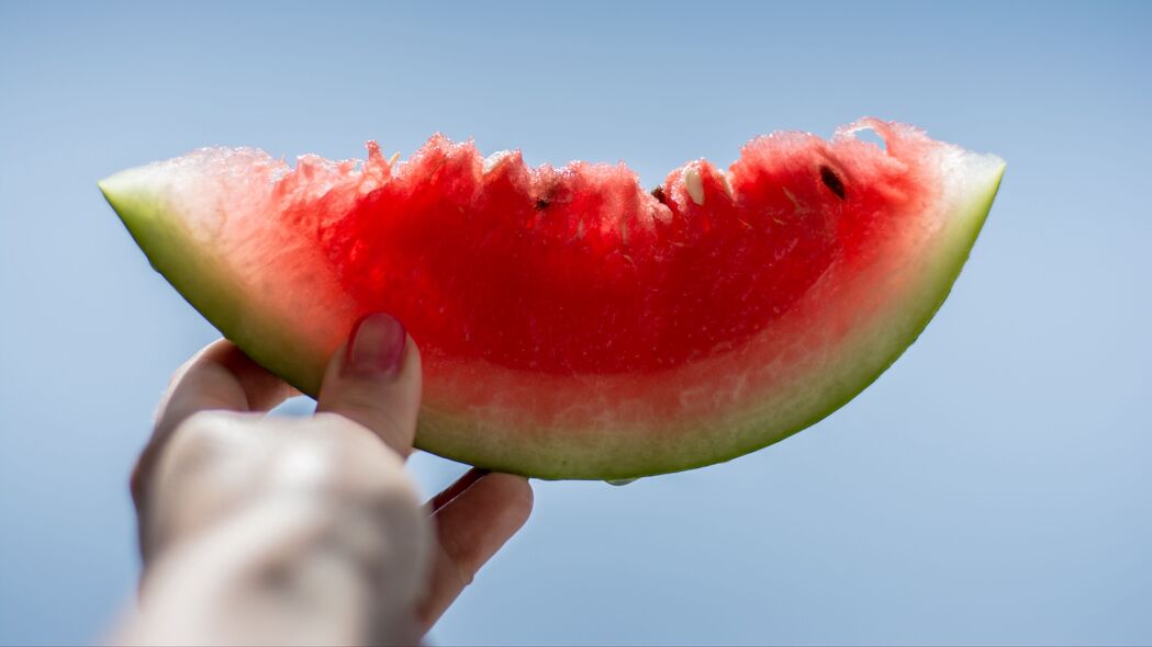 夏日清凉西瓜切片，高清4K壁纸，3840x2160美食美景一网打尽！