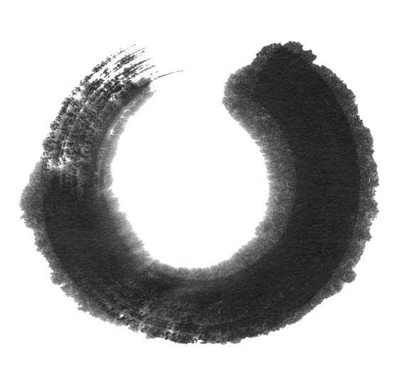 水墨线条PNG素材，高清透明装饰元素，墨迹笔触设计下载