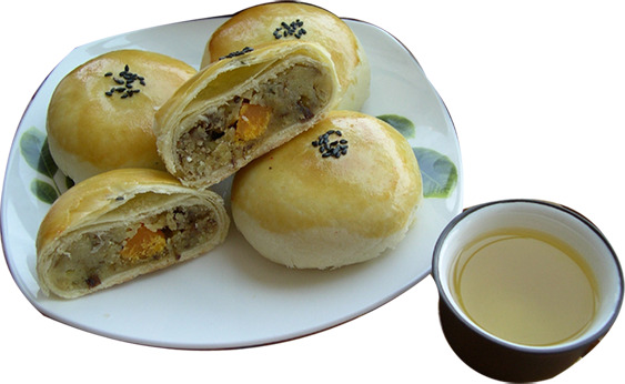 中秋节月饼茶杯PNG素材，高清透明图片，节日元素设计必备