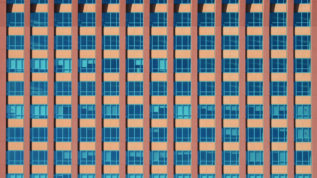 建筑立面砖窗4K超清壁纸，3840x2160高清背景图片，免费下载