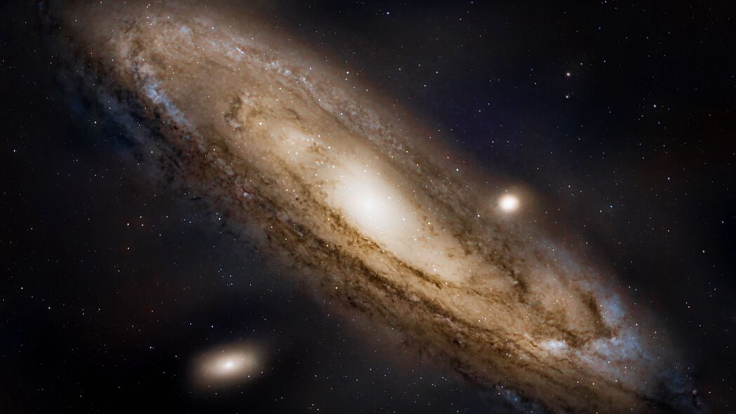 仙女座星系超高清4K壁纸，探秘太空恒星，领略宇宙之美（3840x2160）