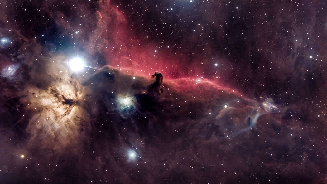 马头星云，绚丽星系太空景，恒星云海宇宙图，超清4K壁纸3840x2160免费下载