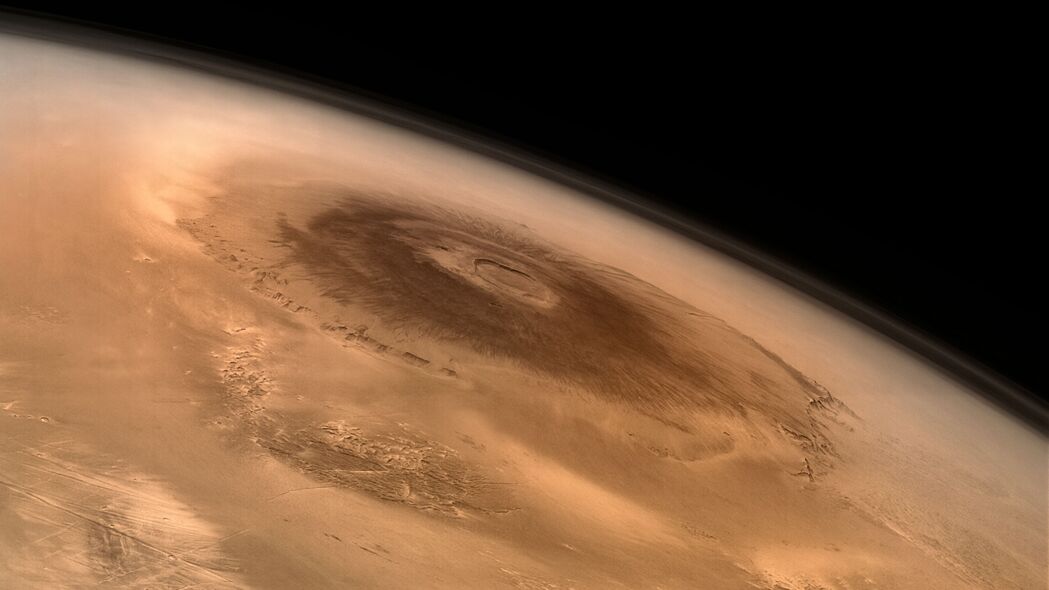 行星表面浮雕陨石坑4K超高清壁纸，3840x2160分辨率，精美背景图片免费下载