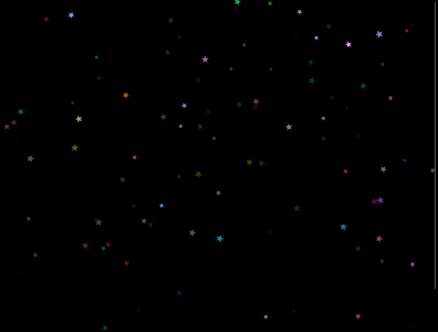 动态星星特效css，js动态背景代码模板