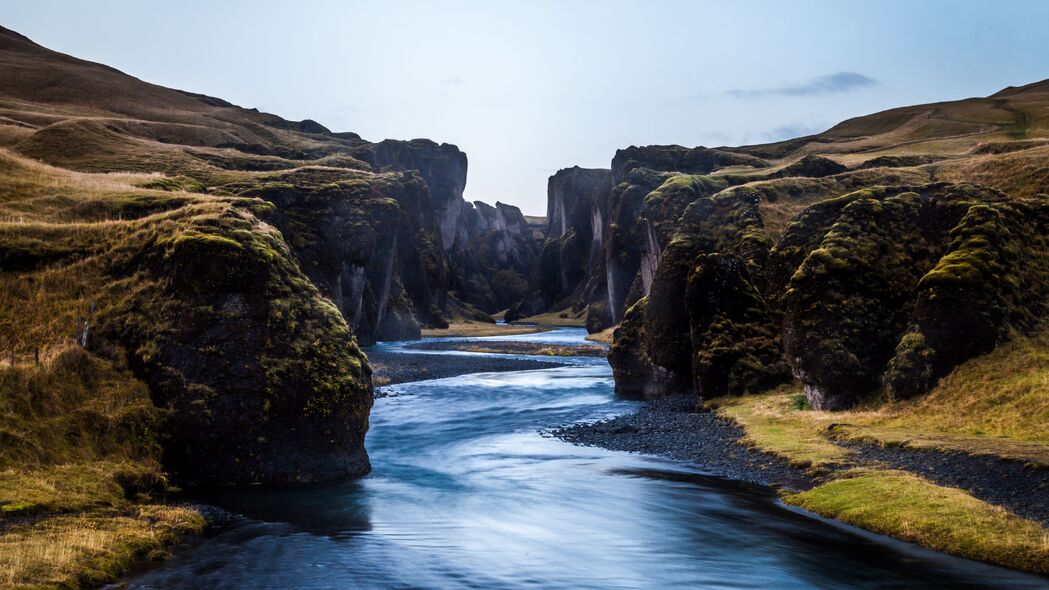 岩石河流绝美风光，自然景色尽收眼底！4K高清壁纸3840x2160，免费下载！