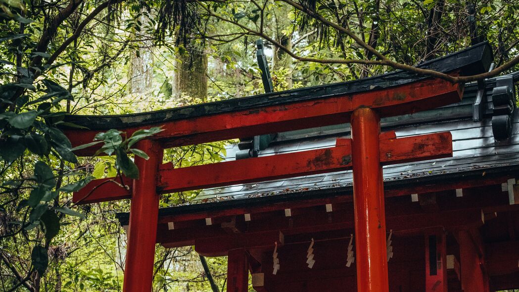日本鸟取门寺庙神社建筑美景，4K高清壁纸下载（3840x2160）