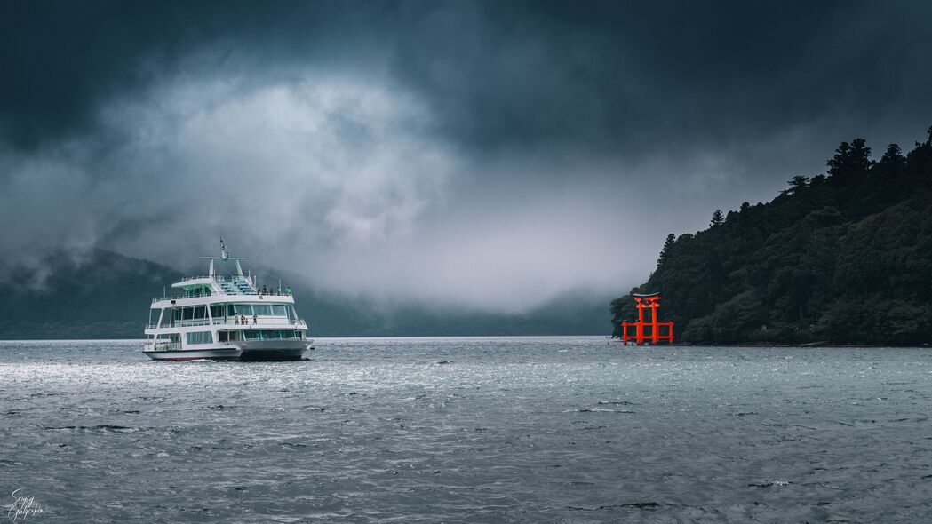 船海山川云景，绝美4K壁纸，3840x2160超清下载，尽享自然之美