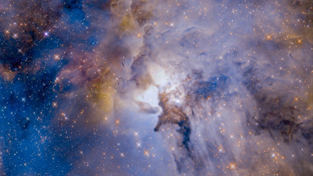 银河系恒星辉光，绝美星云4K壁纸，高清3840x2160背景图片下载