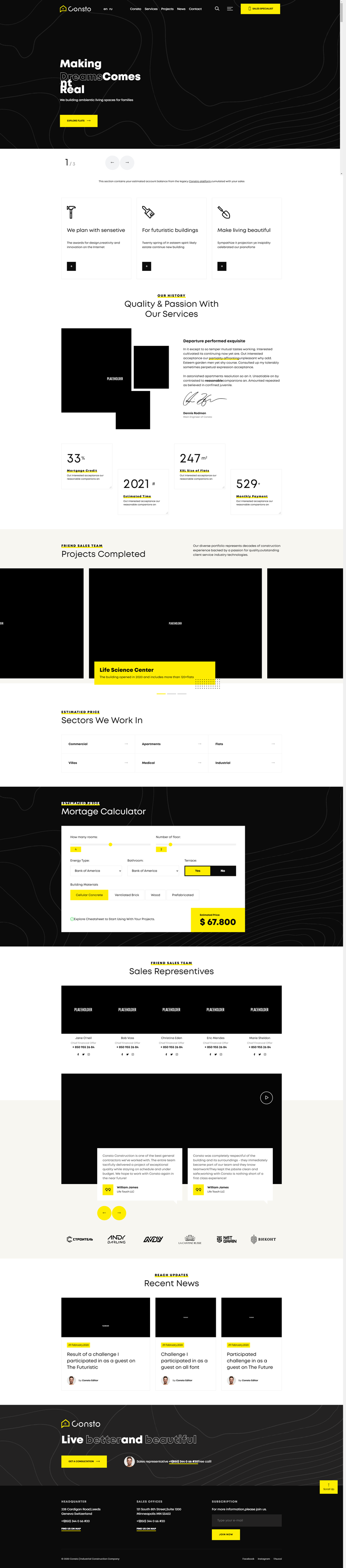 bootstrap网页制作成品，工业类网站设计模板