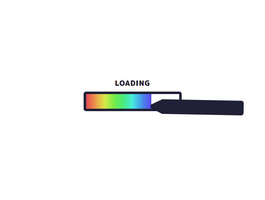 loading动效制作，蜡笔涂色动画效果图素材