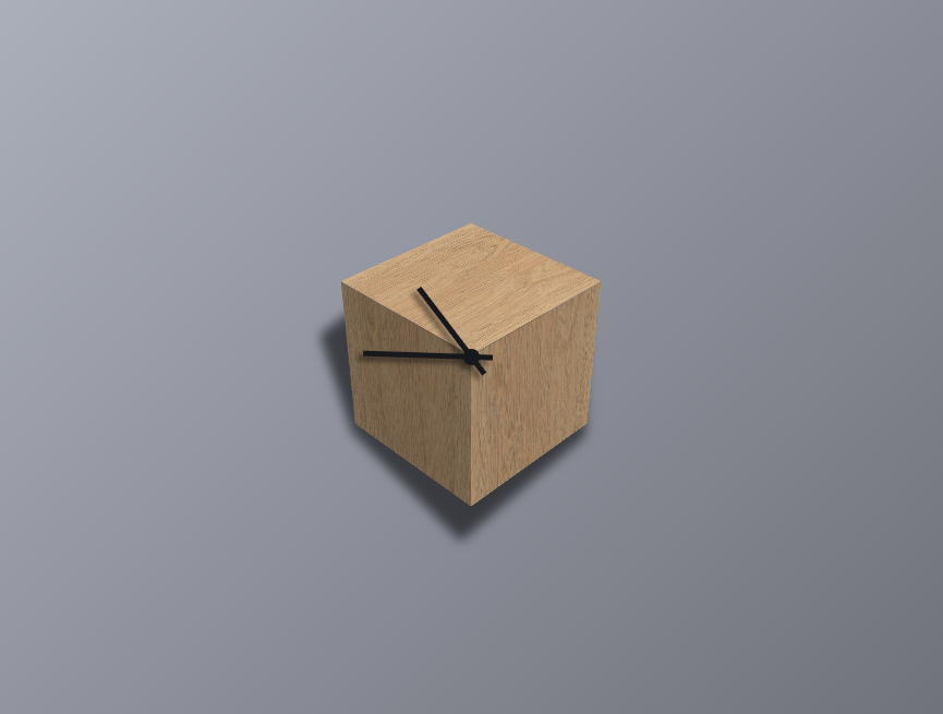 木制钟表制作，时钟实时显示器素材