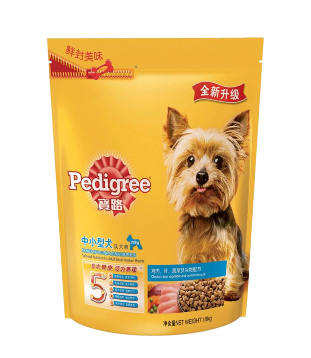 狗粮自立袋PNG透明图片，高清装饰元素，生活用品设计素材下载