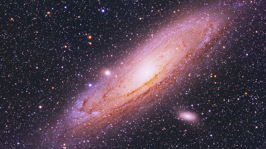 仙女座星系恒星4K超高清壁纸，3840x2160精美太空背景图片下载