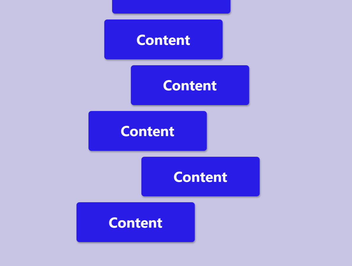 滚动动画html，简单的css飞入效果