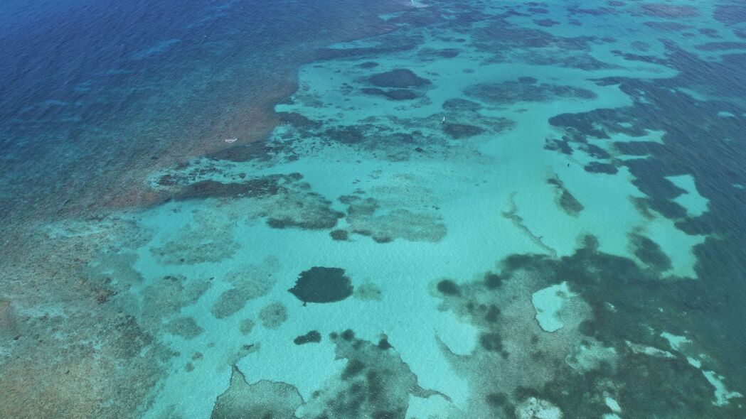 海水底部奇景，4K超高清自然壁纸，3840x2160分辨率，免费下载