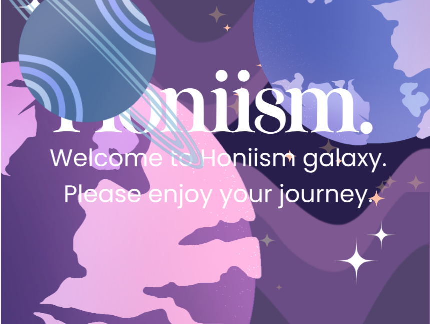 星系旋转动图设计，有趣的视差动效