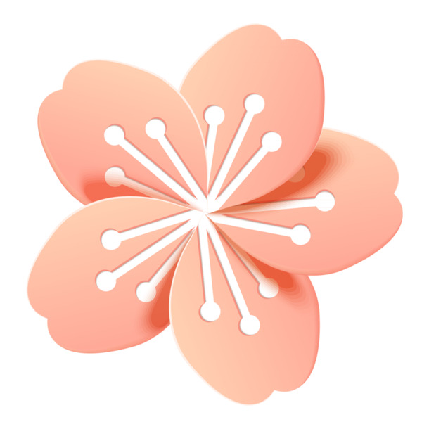 花卉元素大赏，免费下载樱花PNG透明图及其他节日高清图片素材