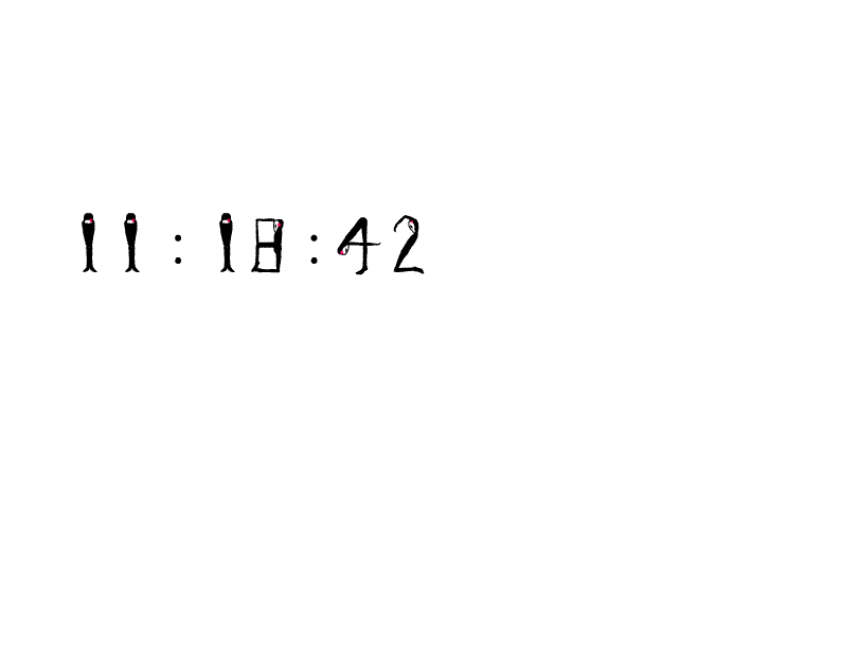 人形时钟变换制作，钟表动态走动在线素材下载