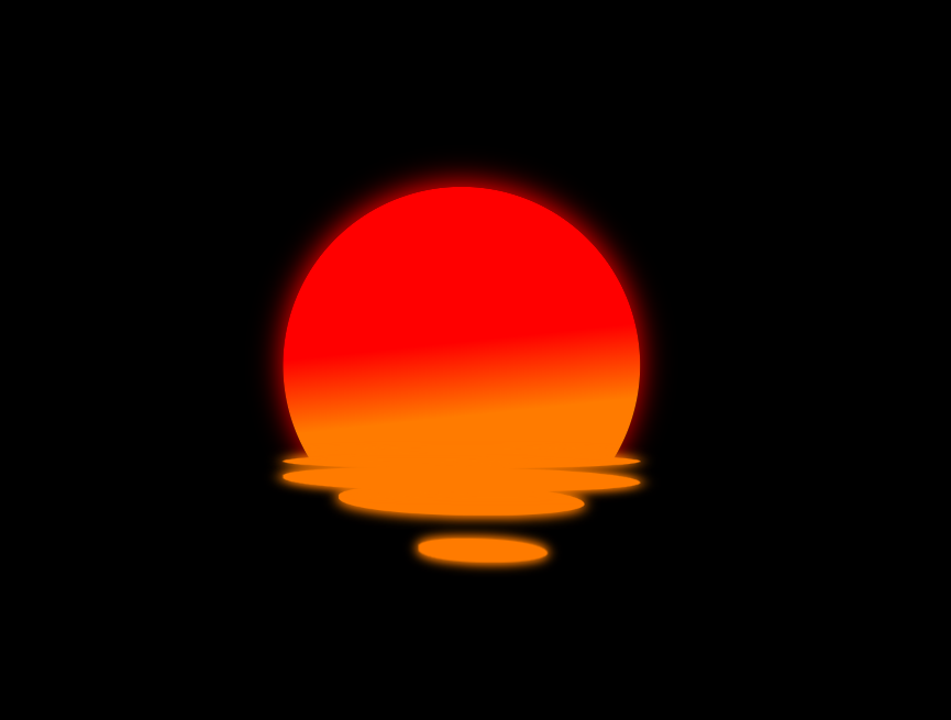 太阳插画素材必备，落日动态图片素材下载