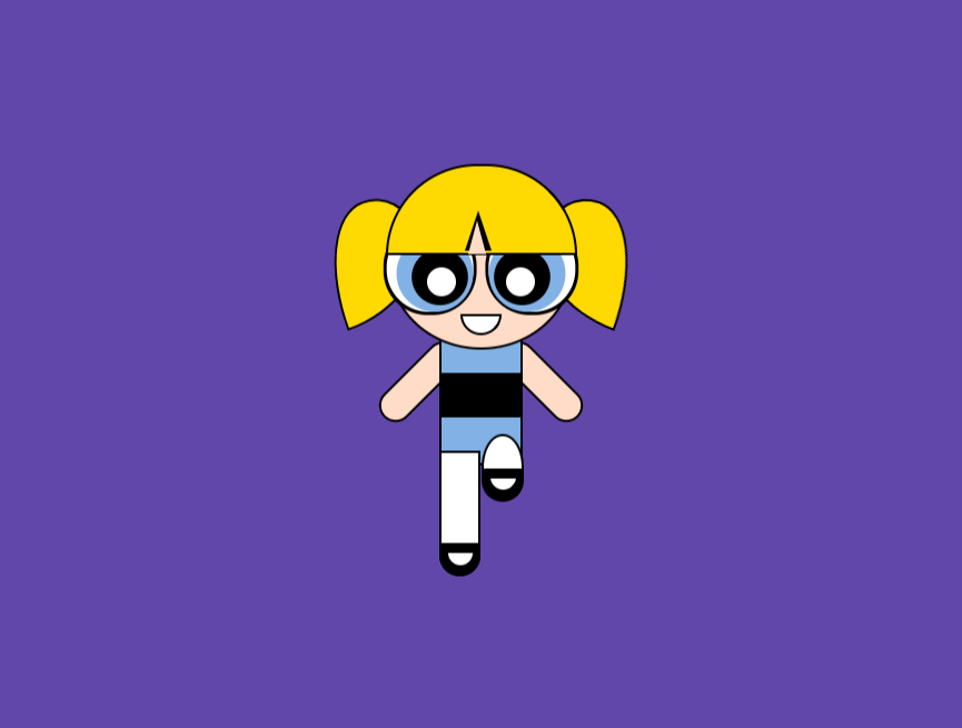 css3动画设计，飞天小女警素材
