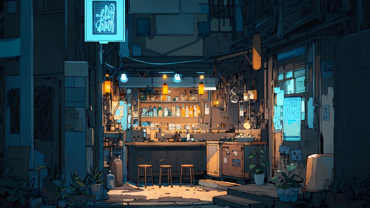 幽径空巷，精选4K高清动漫壁纸，3840x2160分辨率，一键下载！