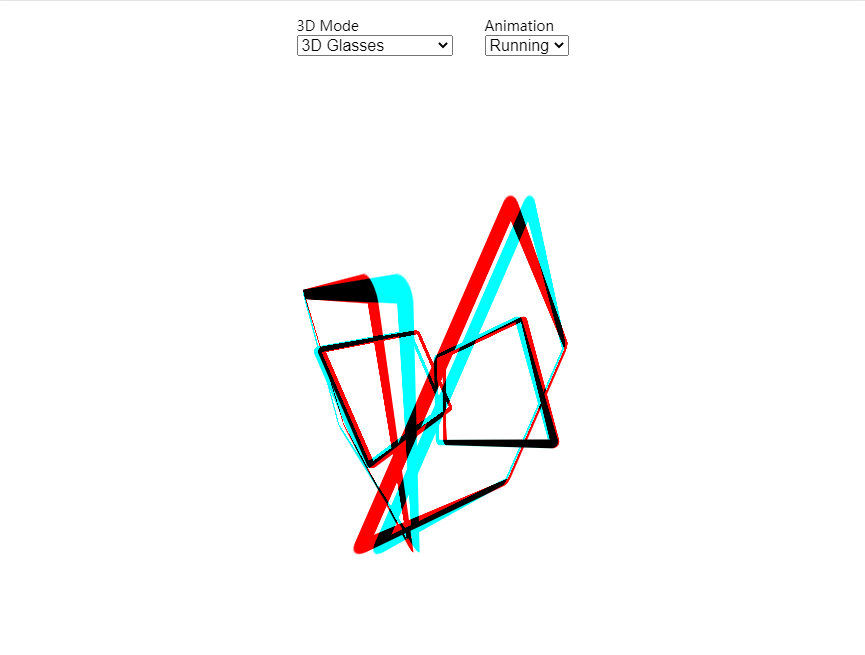 3d立方体旋转设计，几何变形动画素材