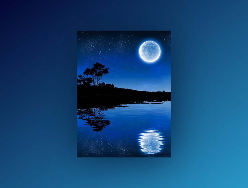 svg动效，夜晚插画配色素材