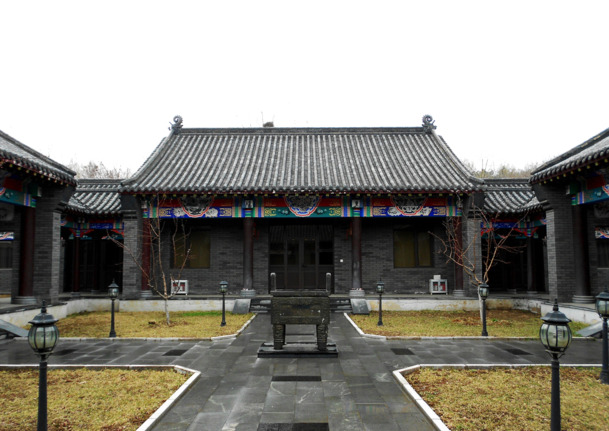 四合院建筑高清PNG透明图，装饰元素与图案设计素材下载