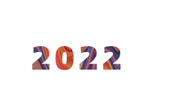2022艺术字高清PNG透明图，节日元素设计素材（元旦/春节/元宵PSD）