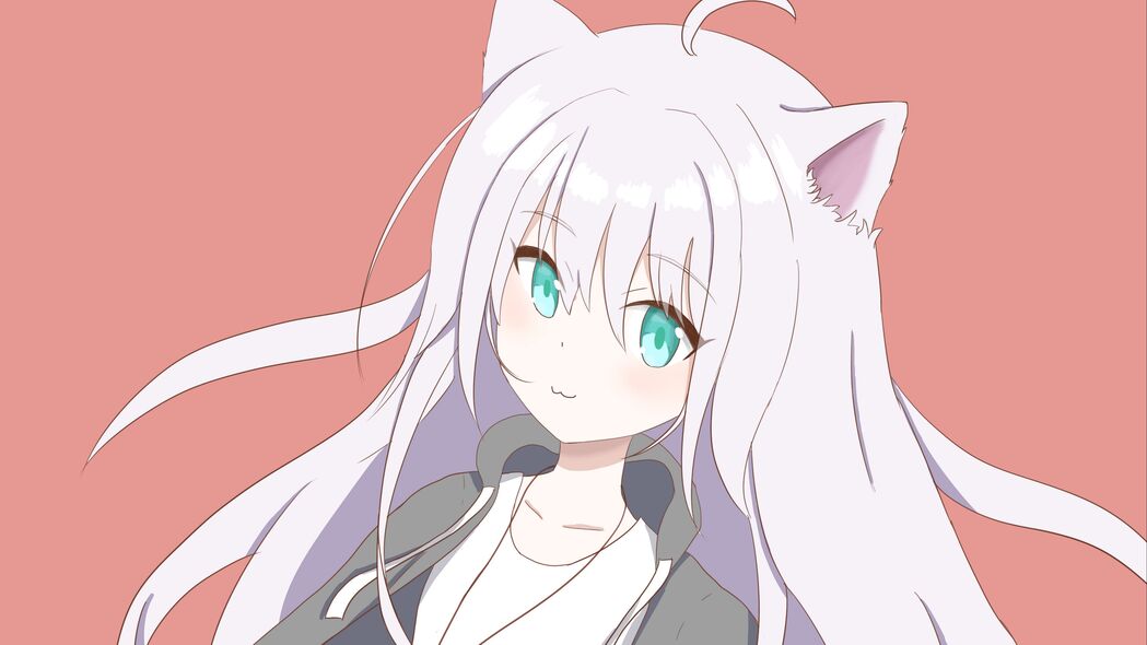 Neko女孩动漫耳朵主题，精选4K超高清3840x2160壁纸下载