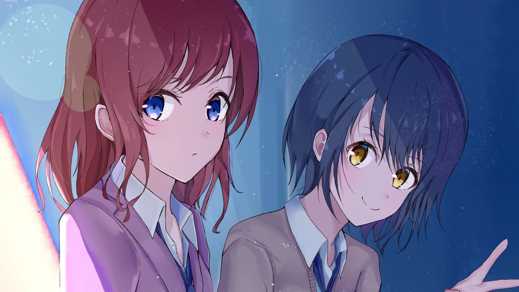 女孩艺术盛宴，精选女学生动漫4K壁纸，3840x2160超清下载