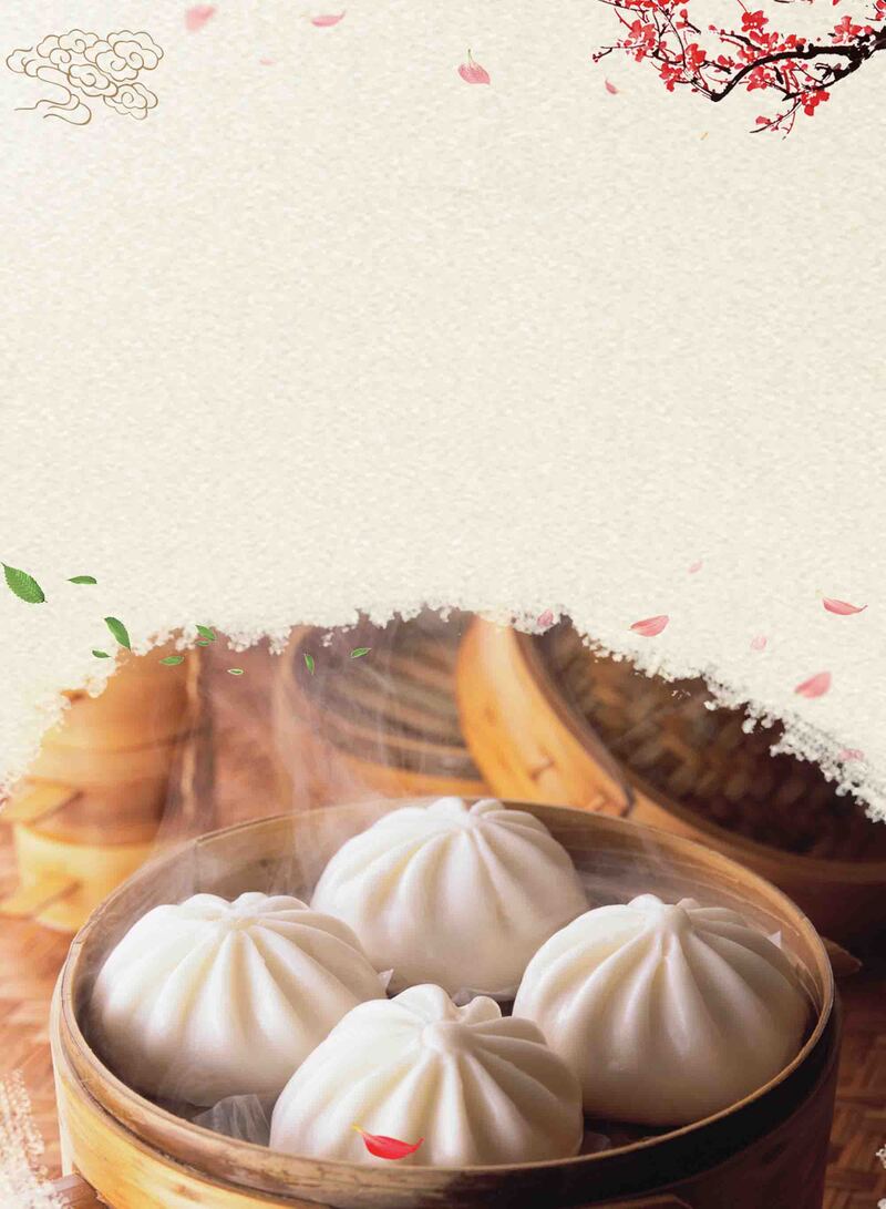 肉包子海报背景模板，另类高清JPG/PSD设计素材，免费下载