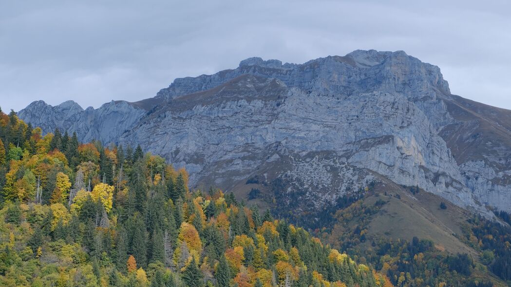 绝美山脉森林4K壁纸，高清3840x2160自然风景图片，一键下载