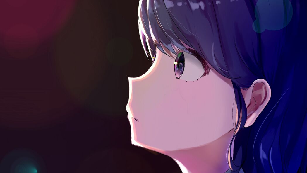 女孩倩影，动漫相机定格，超清4K壁纸3840x2160，一键下载高清美图