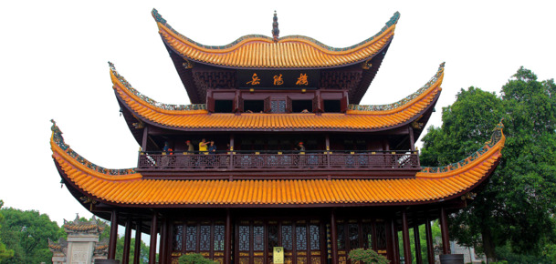 岳阳楼景区美景，高清PNG透明背景图片素材，摄影风景元素，免费下载
