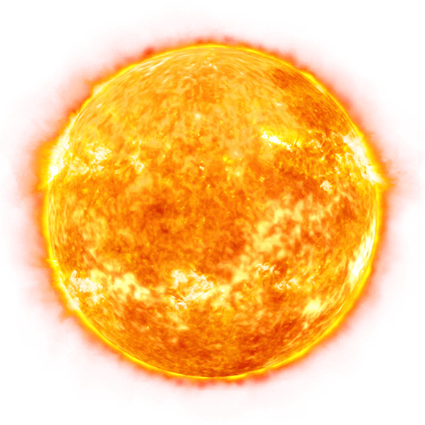 PNG星球太阳高清透明图片，漂浮元素设计素材，免费下载