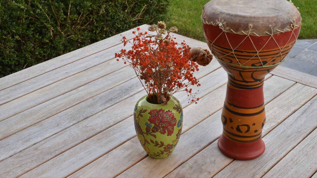 植物美学盛宴，4K高清花束、标本、花瓶装饰壁纸，3840x2160免费下载