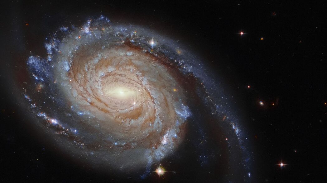 探索浩瀚宇宙，星系螺旋恒星截面，超高清4K太空壁纸（3840x2160）免费下载