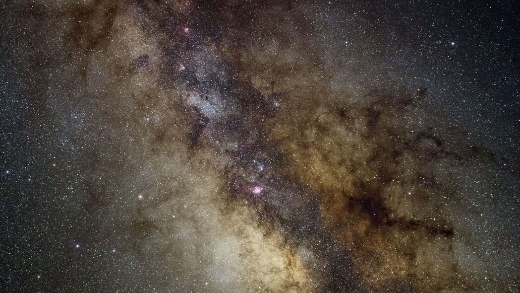 星际炫光，深色4K壁纸，恒星星云，超清3840x2160背景图片下载