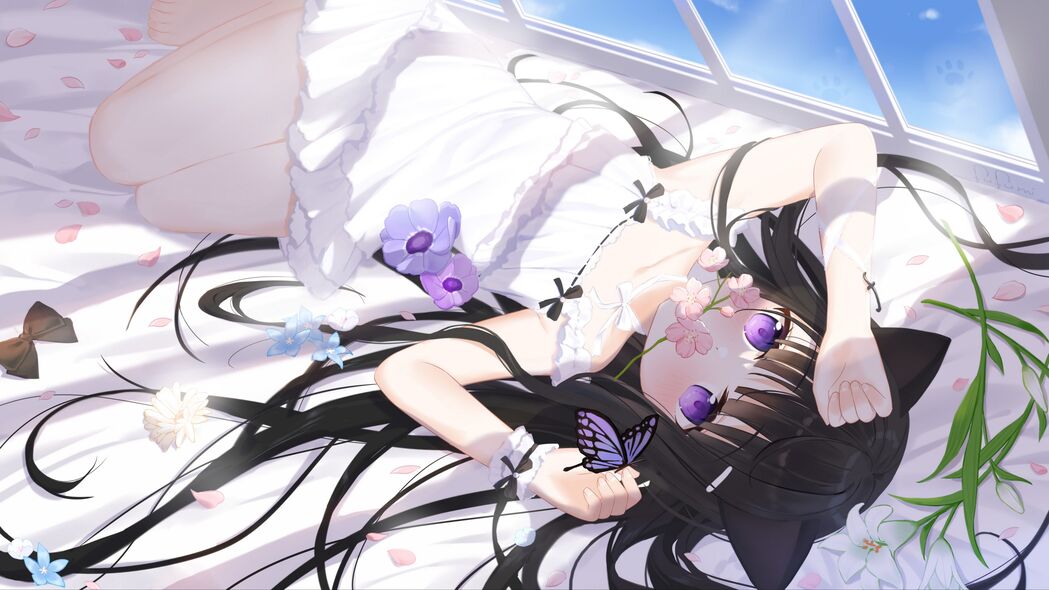 女孩Neko动漫艺术，精选4K卡通壁纸，3840x2160超清下载