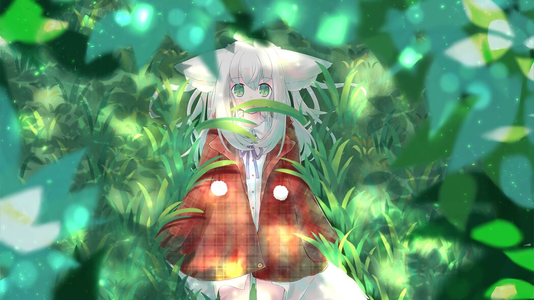 女孩幻梦森林，唯美动漫艺术，4K高清壁纸3840x2160下载
