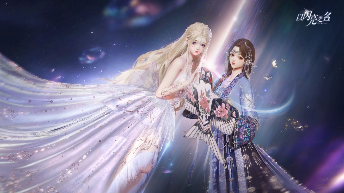 《以闪亮之名》少女放风筝绝美瞬间，精选4K高清壁纸下载