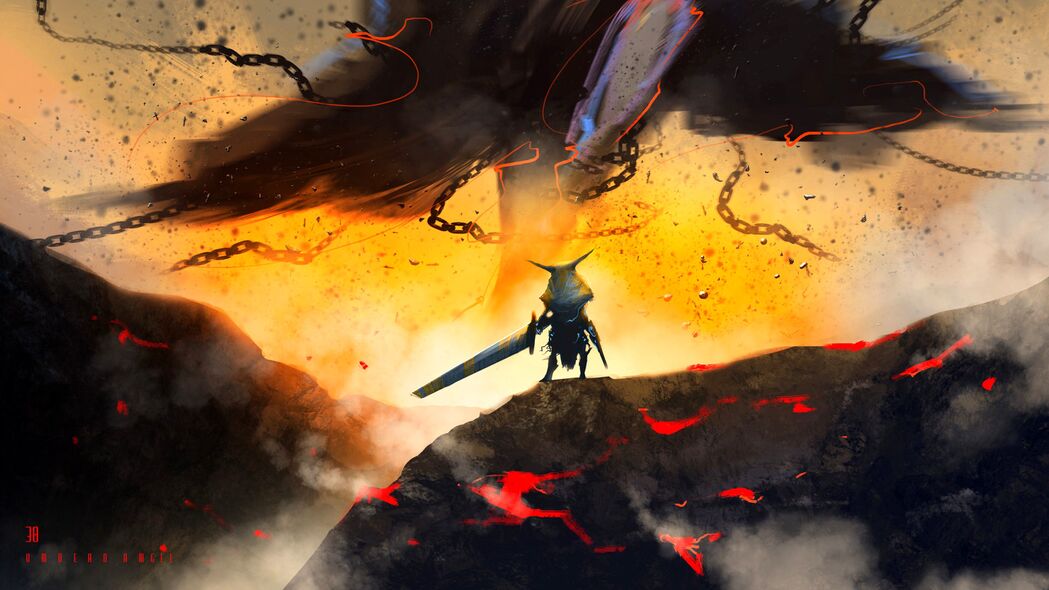 战士骑士之剑幻想艺术，精选4K超清壁纸，3840x2160高清下载