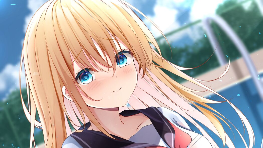 女孩制服魅力，精选4K动漫艺术壁纸，3840x2160超高清下载